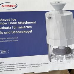 Kitchen aide Shaved Ice Snow Cone Attachment 