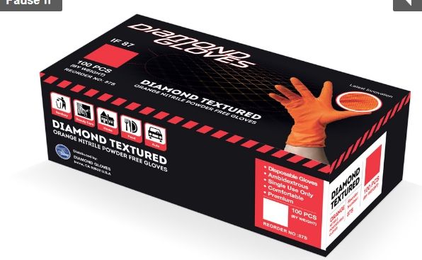 8mil nitrile glove
