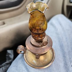 Miniature Metal Finger Oil Lamp
