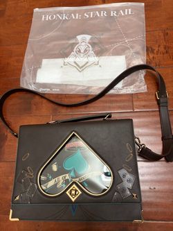 Official Honkai Star Rail Aventurine Series PU Itabag Handbag Shoulder Backpack