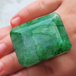 Huge 200ctw Natural Emerald W/inclusions 