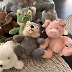 Plush Animal Toy Key Chains (40)