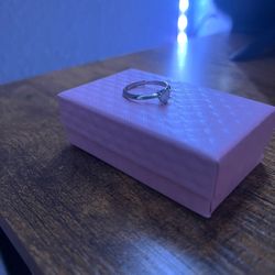 Silver Engagement Ring