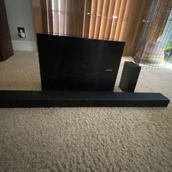 HW-K550 Soundbar w/ Wireless Subwoofer/Wireless Rear Accessory Kit