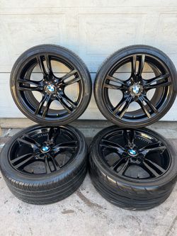 18 inch BMW M3 SERE RIMS STAGGERED OEM STAMPED WHEELS!!