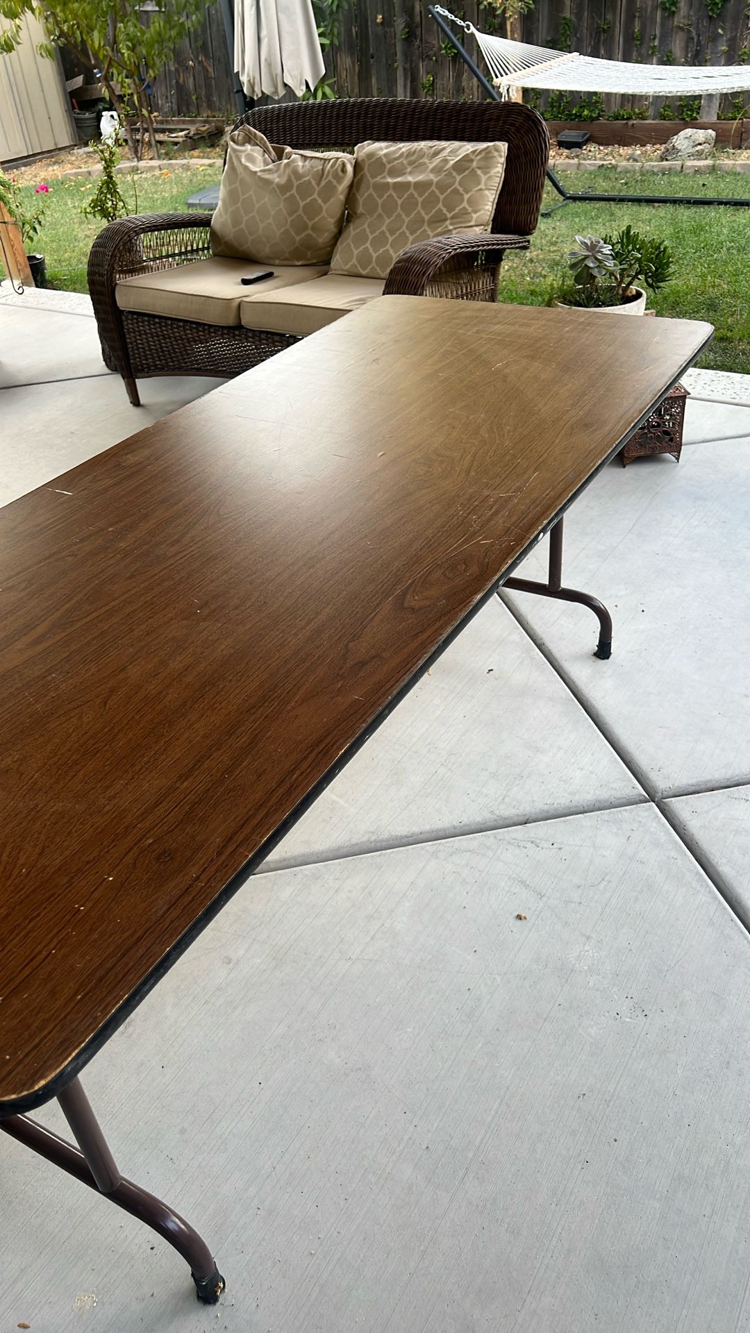 6 Foot wood tables