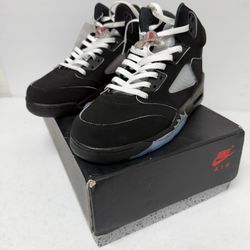 Air Jordan 5 Retro OG: Black Metallic Reimagined (Brand New)