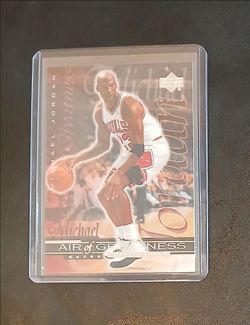 Michael Jordan card in a hard protective case. $15