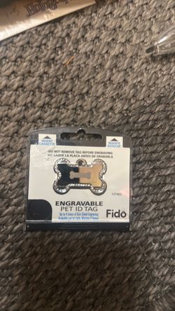 Fido Engravable Pet ID Tag