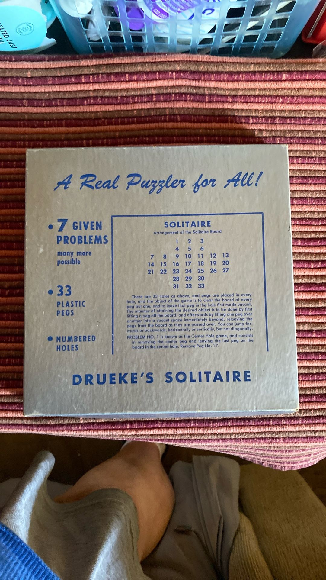 Drunke’s  Solitaire