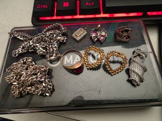 Gold and silver Jewelry lot