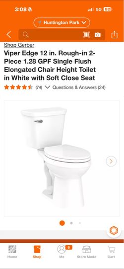 Toilet viper 12 in