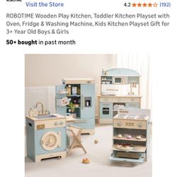 Brand New Robotime Kitchen Unopened Unused 4 Piece Set 