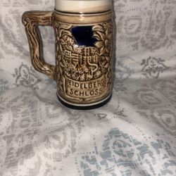 Vintage Heidelberg Castle Ceramic Beer Stein Made In Japan 