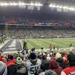 Seahawks v Denver Broncos Season Opener (Section 113, Row S, very close to the action!)