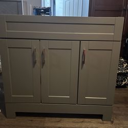 Grey Bathroom Vanity
