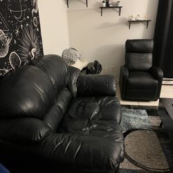 Small sofa and Recliner chair