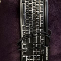 Hyperx Keyboard And Iogitech Mouse 