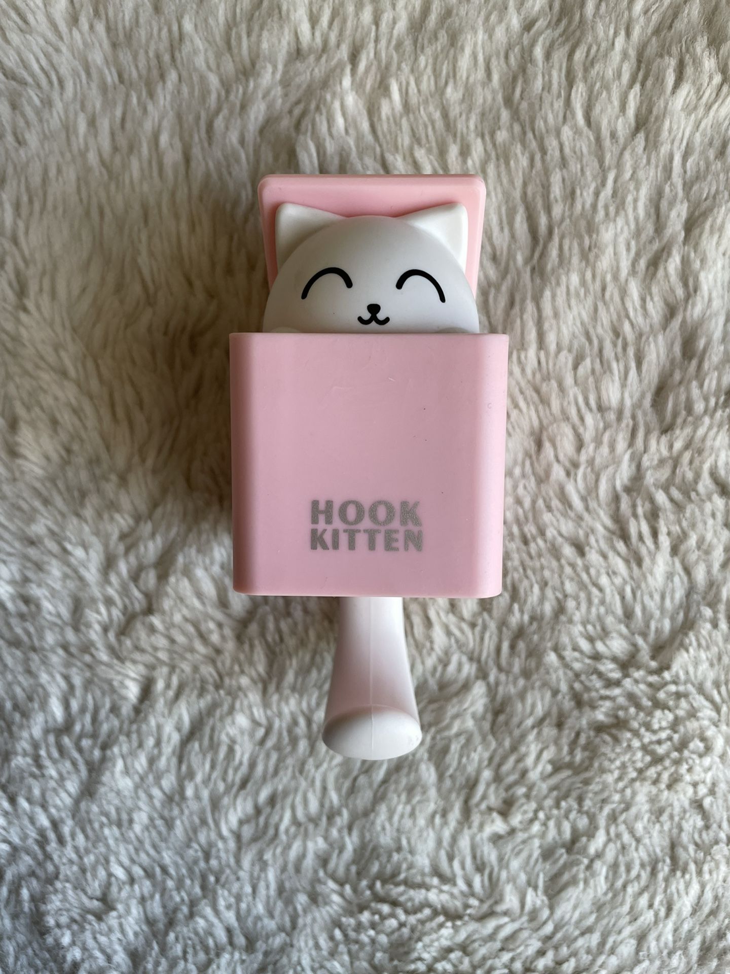 Kitten Wall Mounted Coat Towel Hook Hanger Qualy Kitt-A-Boo Keyring Holder Rack