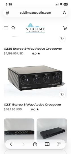 Sublime acoustic k231 crossover