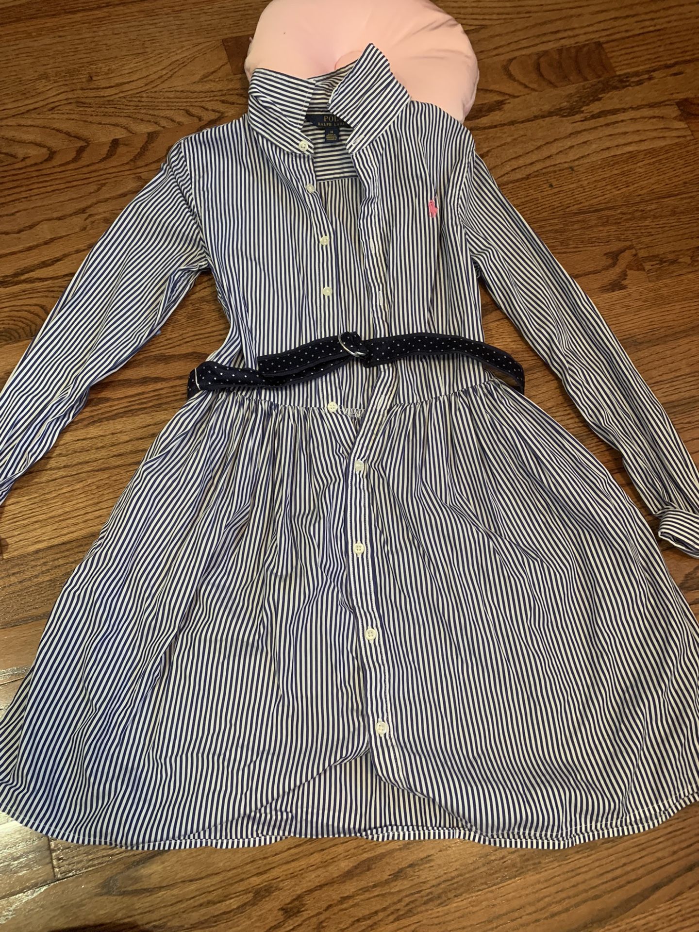 Kids Polo Button Down Dress