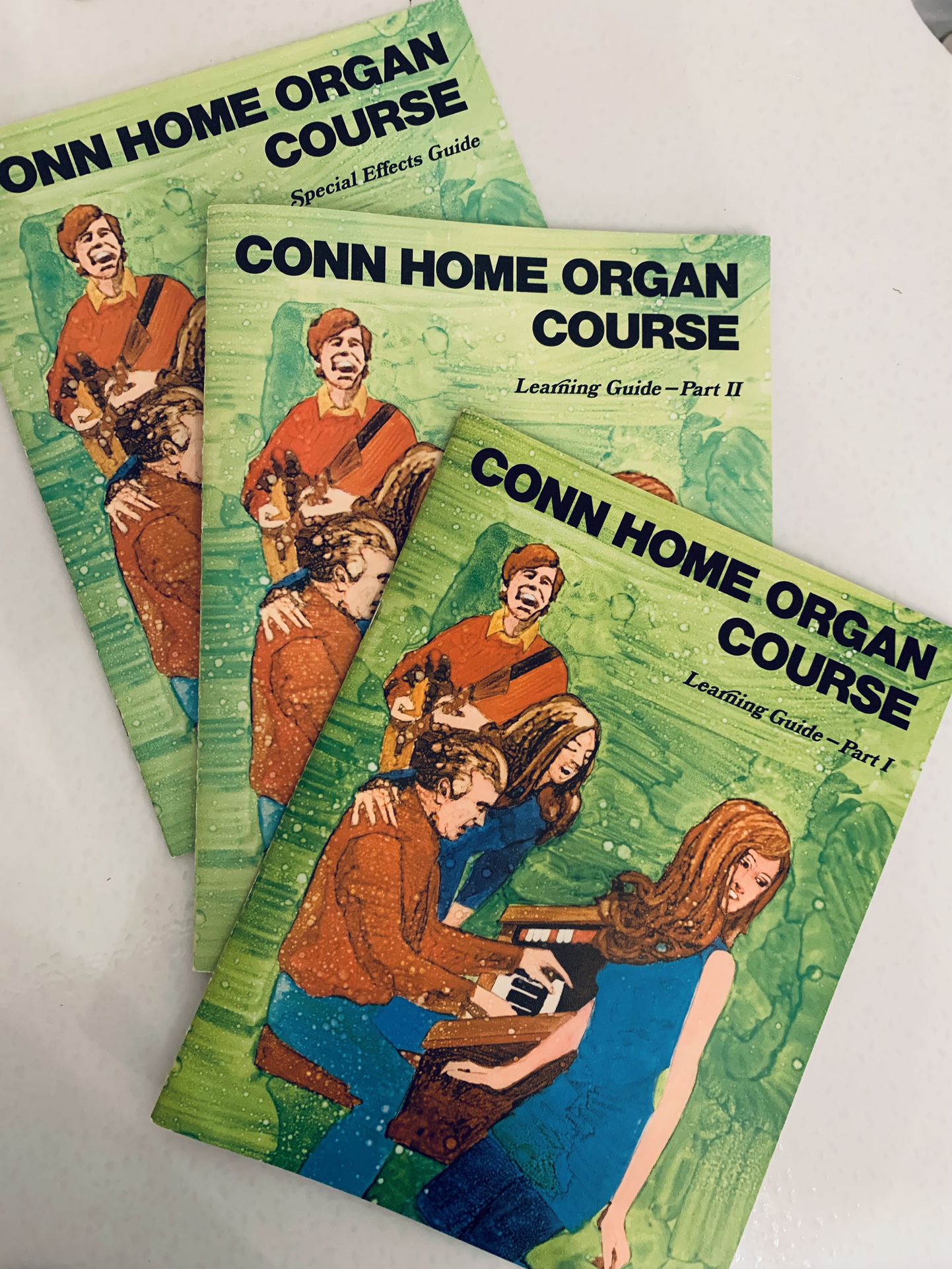 Set of Three 1973 Organ Music Books “Conn Home Organ Course” #100323A1