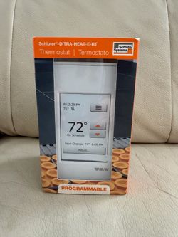 Schluter-DITRA-HEAT-E-RT programmable touchscreen thermostat