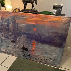 Industrial Revolution At Sunset Print