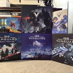 ISS Vanguard Board game Complete Dreadnaught Sundrop Pledge + Extras