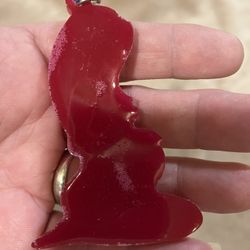 Handmade Resin Pregnancy Keychain 