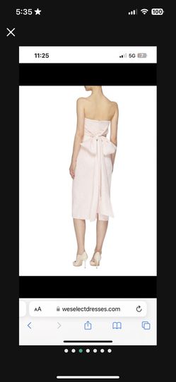 Rebecca Vallance strapless Midi Dress US 6