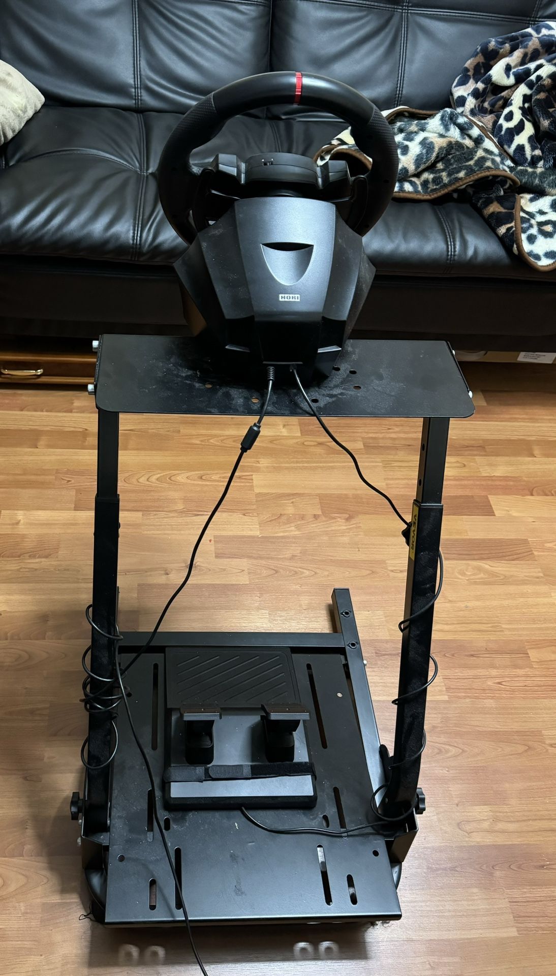 Sim Racing Wheel/Pedals + Stand & Ambidextrous Gear Shifter for Sale in
