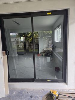 Hurricane impact sliding glass door, French front door, windows | puertas y ventanas