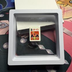 Pokemon Tomy Ponjan Mahjong Charizard Mini Tile with Holder Vintage Japanese