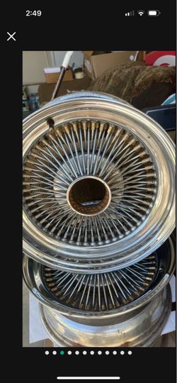 Set of 15”s wire wheels