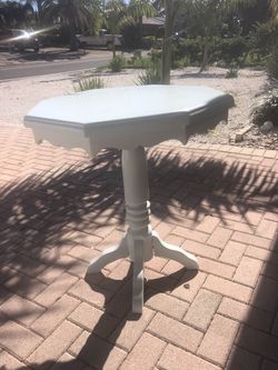 Table. Antique solid wood