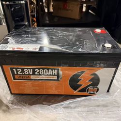 ECO-WORTHY 3584Wh 12V 280Ah LiFePO4 RV Batter $350 