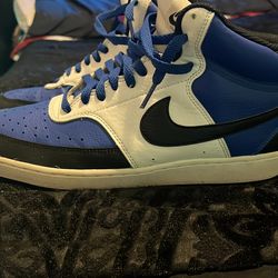 Men’s Nike Court Vision Mid Black Royal