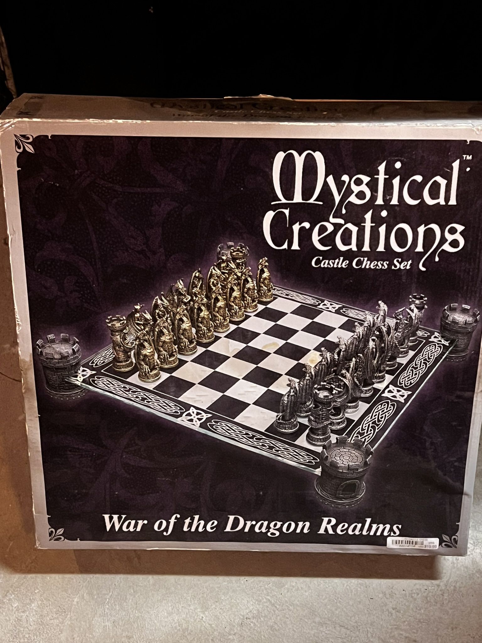 Mystical Creations Chess Set, War of the Dragon Realms