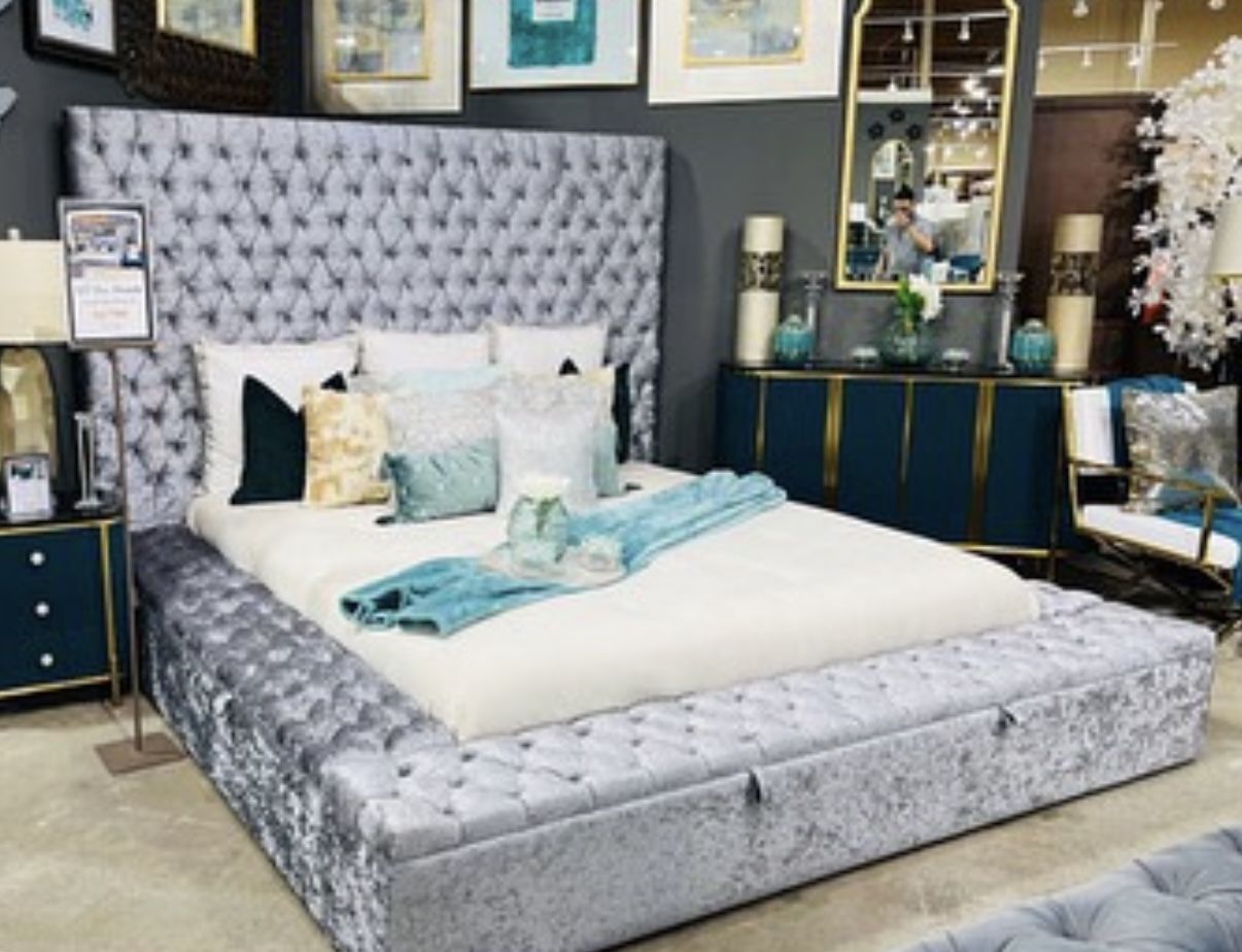 Cali King Bedframe And Mattress