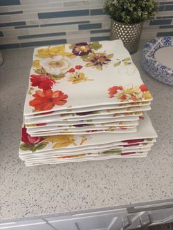 Dinnerware plates and salad plates