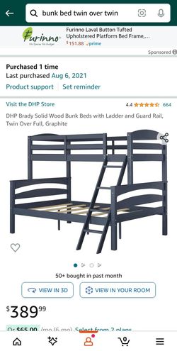 Twin Bed FRAME only. Top Part.