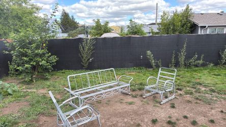Mid century outdoor seating