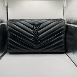Black YSL Purse