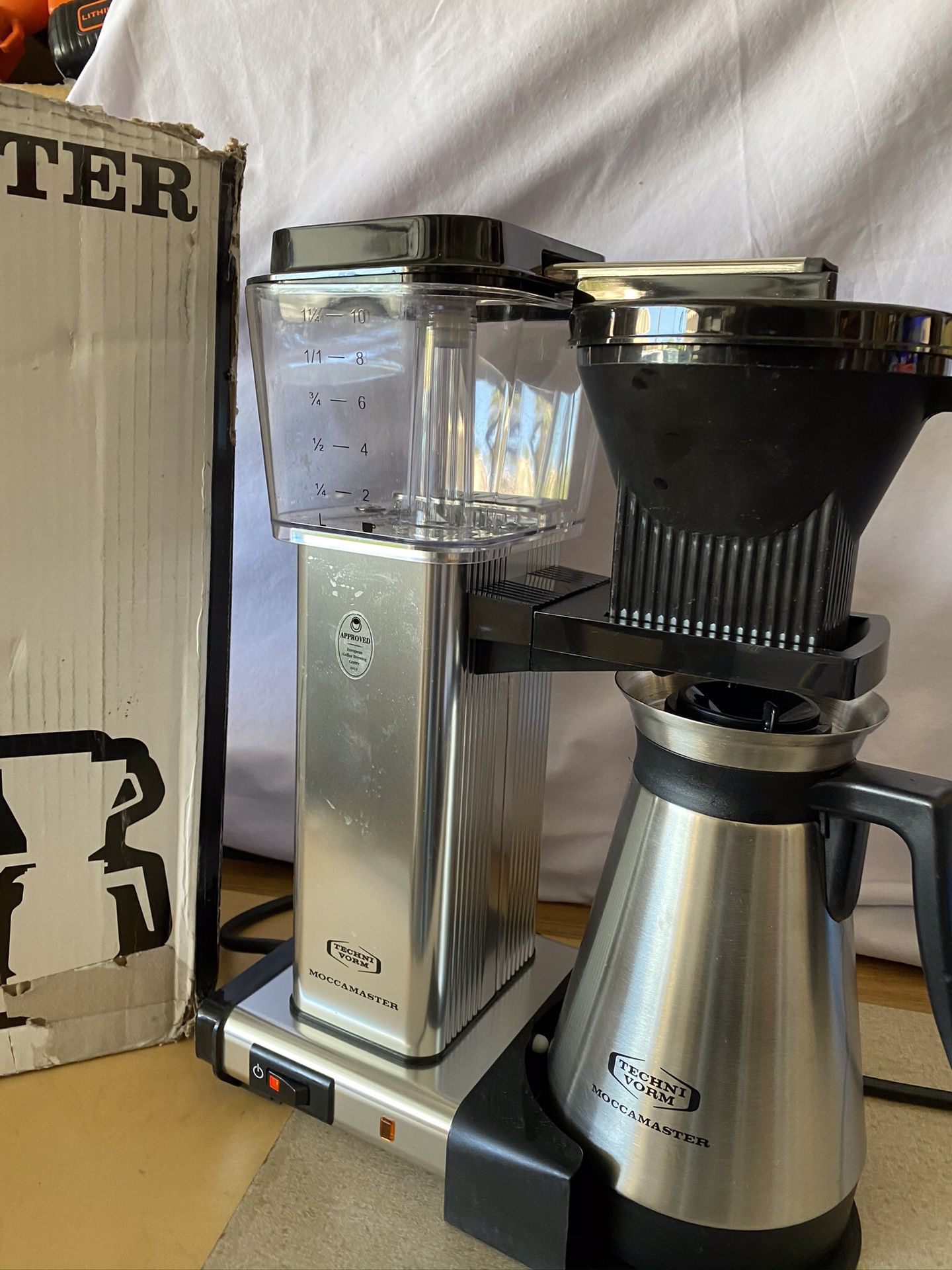 Technivorm moccamaster thermal coffee maker stainless steel new excellent condition made in Netherlands