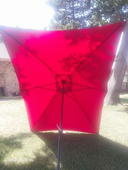 Square used umbrella