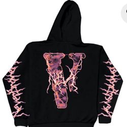 Vlone X Never Broke Again Black Eyes Hoodie XL
