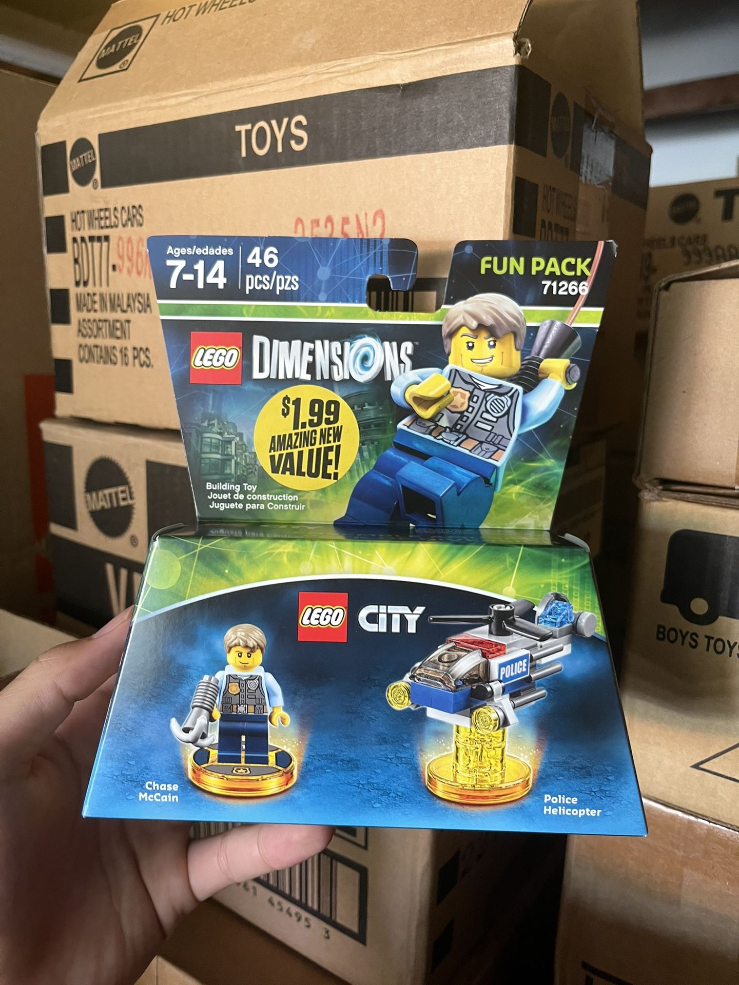 Lego Dimensions 71266 Lego Scott Chase McCain Police Helicopter Fun Pack Brand New Sealed