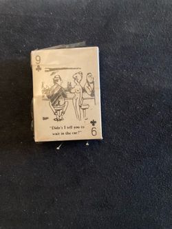 Vintage Adult novelty 2 1/2 inch card deck