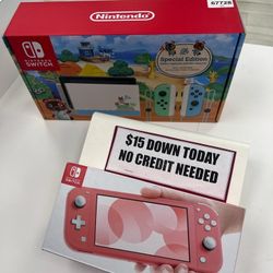 Nintendo Switch Lite New- $25 DOWN Today - NO Credit Payment Plan Options
